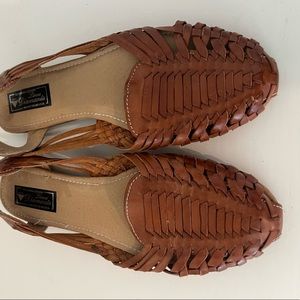 Huaraches genuine leather Mexican sandals